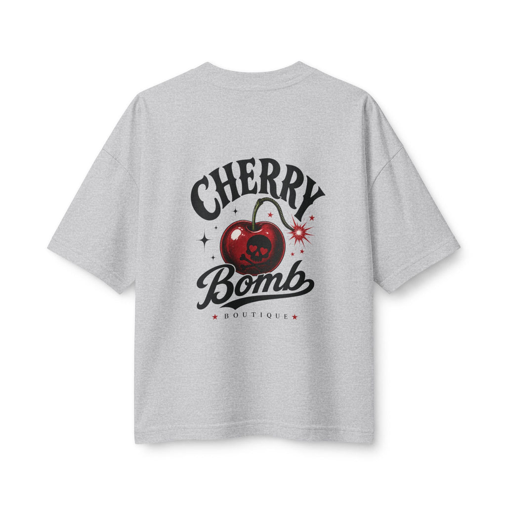 Merch, Cherry Bomb T‑Shirt — Retro Cherry Graphic Tee (Women’s)