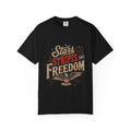Women's retro vibe patriotic shirt — Vintage Patriotic Fourth of July Tee