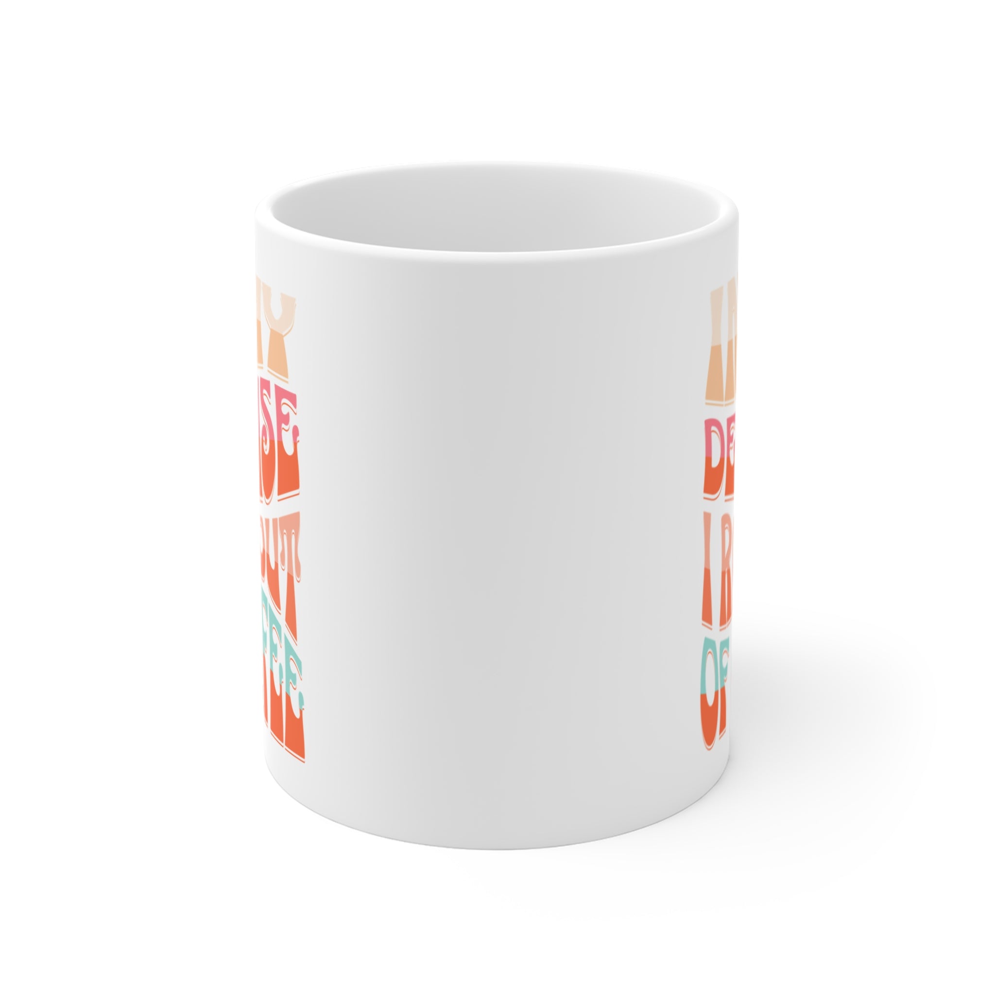 “In My Defense I Ran Out of Coffee” Retro Mug
