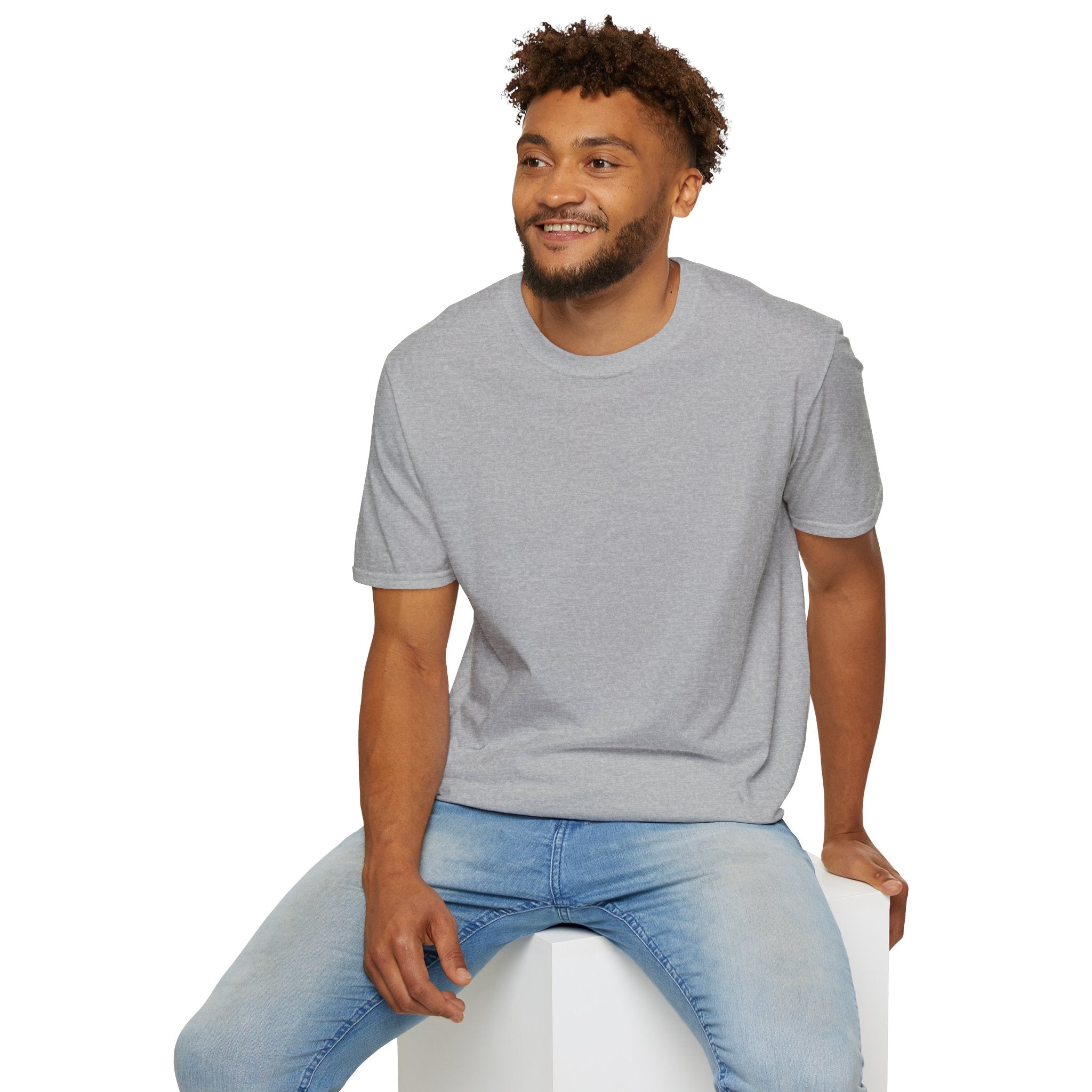 Men's ''time to beach'' Classic Black Tee - summer collection