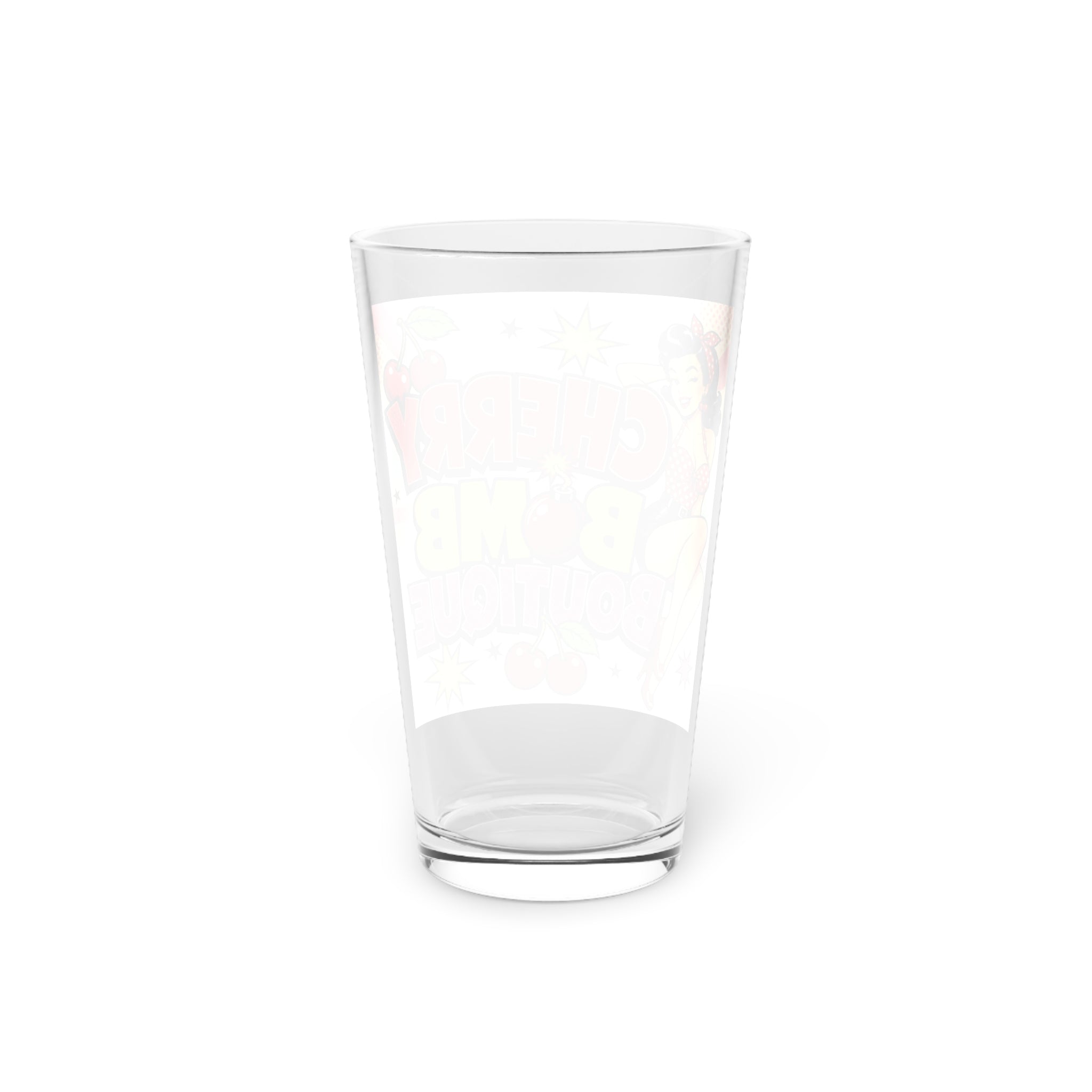 Cherry Bomb Boutique 16oz Pint Glass