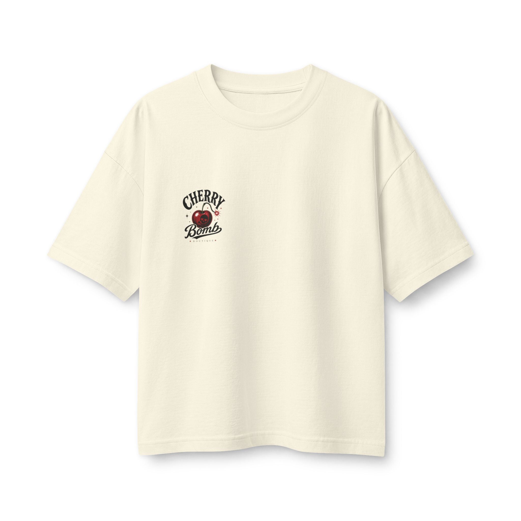 Merch, Cherry Bomb T‑Shirt — Retro Cherry Graphic Tee (Women’s)