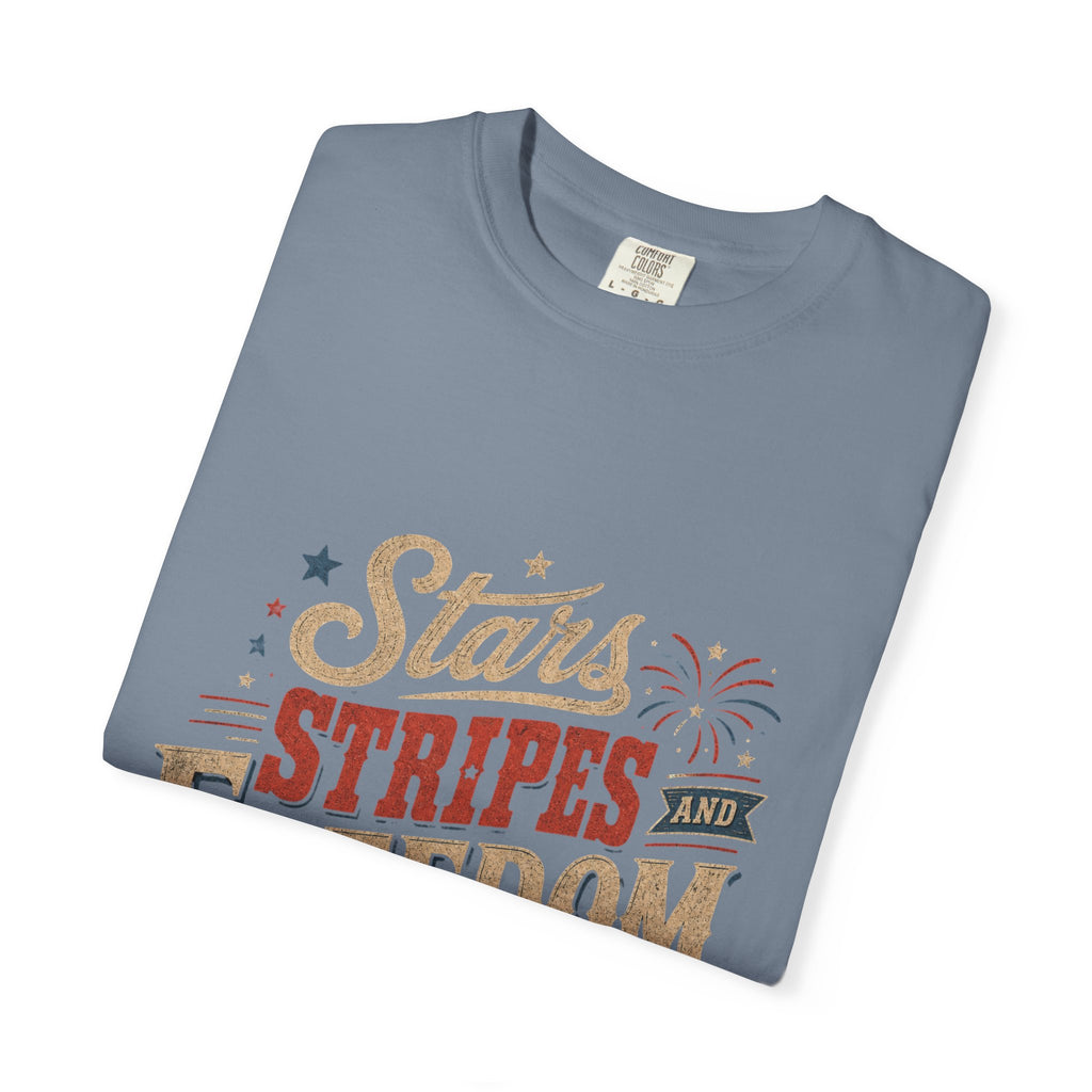 Women's retro vibe patriotic shirt — Vintage Patriotic Fourth of July Tee