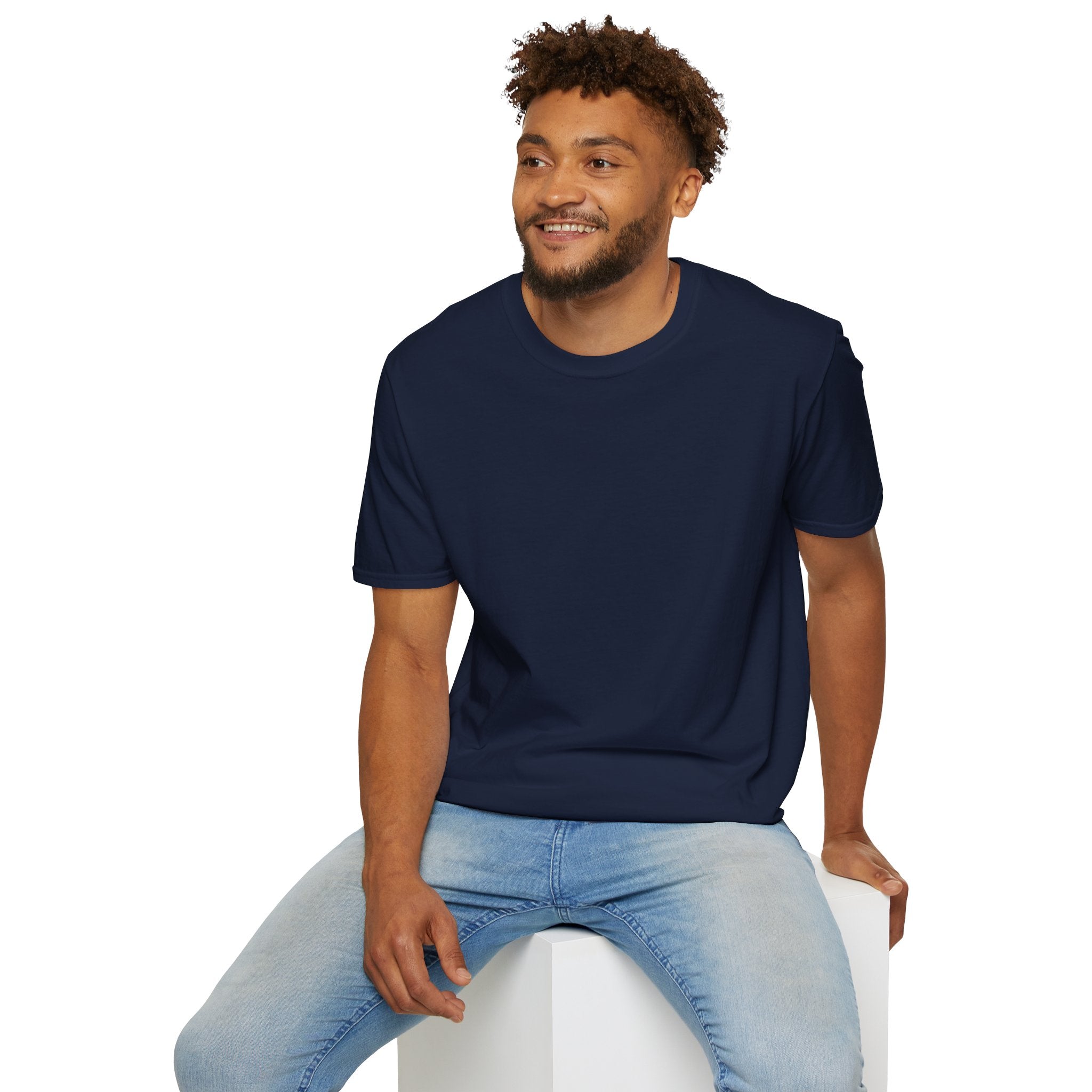 Men's ''time to beach'' Classic Black Tee - summer collection