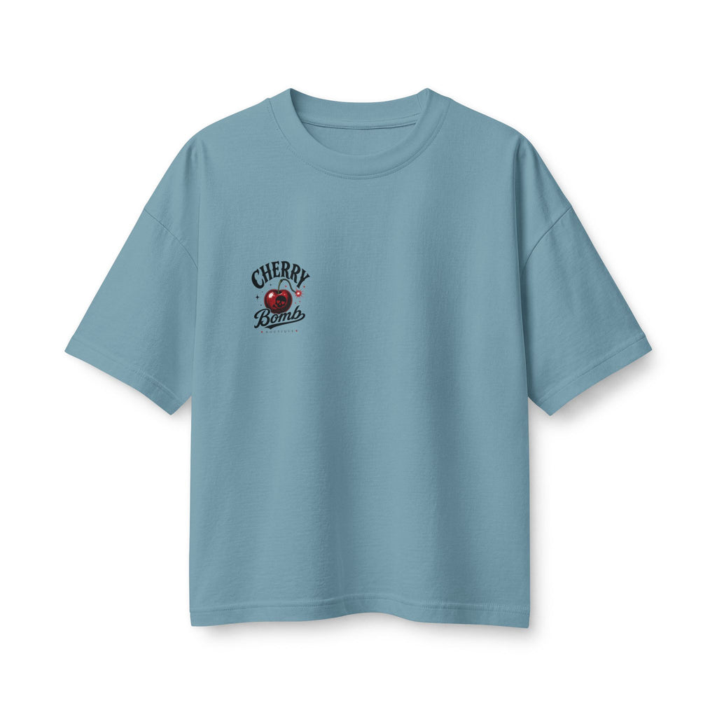 Merch, Cherry Bomb T‑Shirt — Retro Cherry Graphic Tee (Women’s)