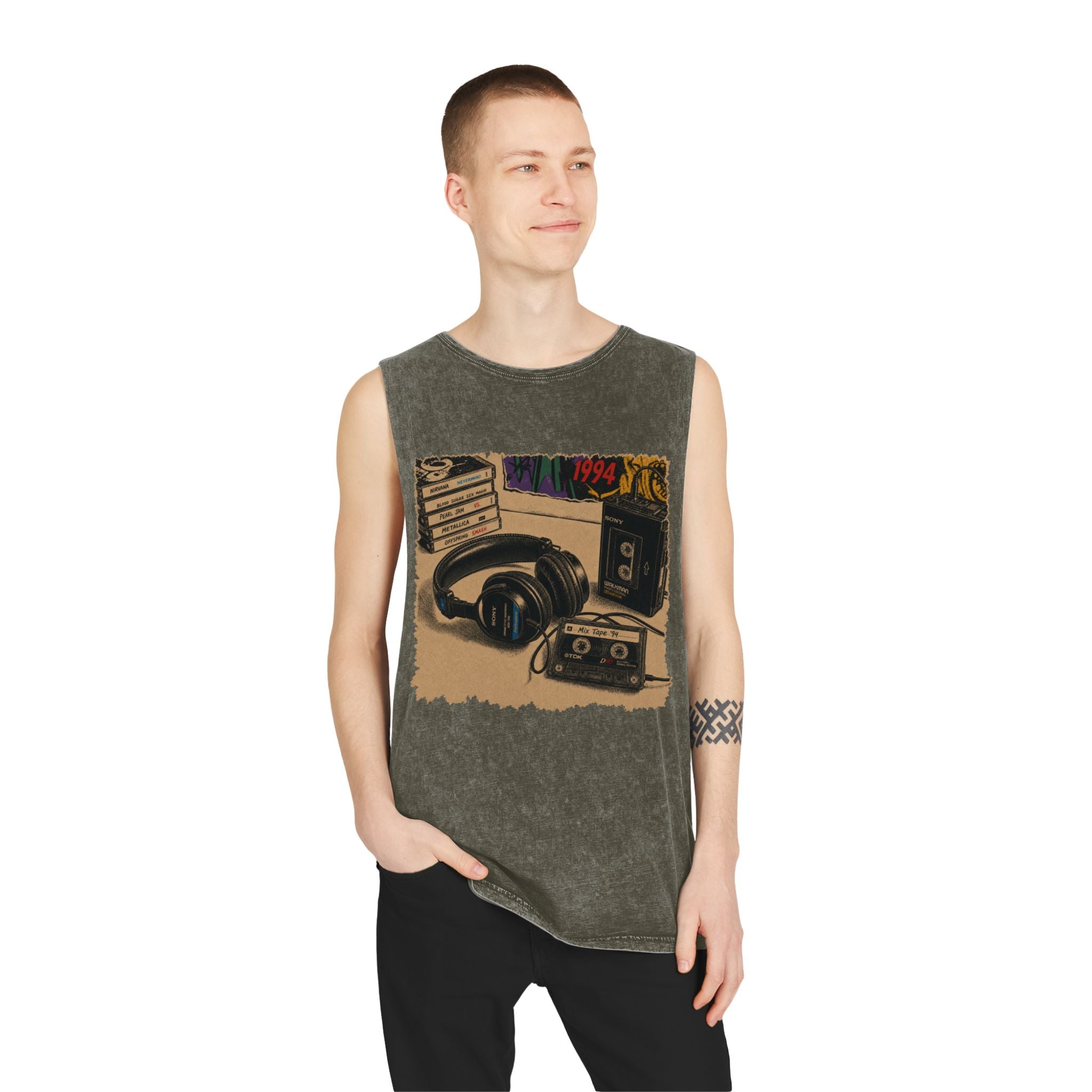 Men's Retro Music Gear Tank Top 90's Vibes