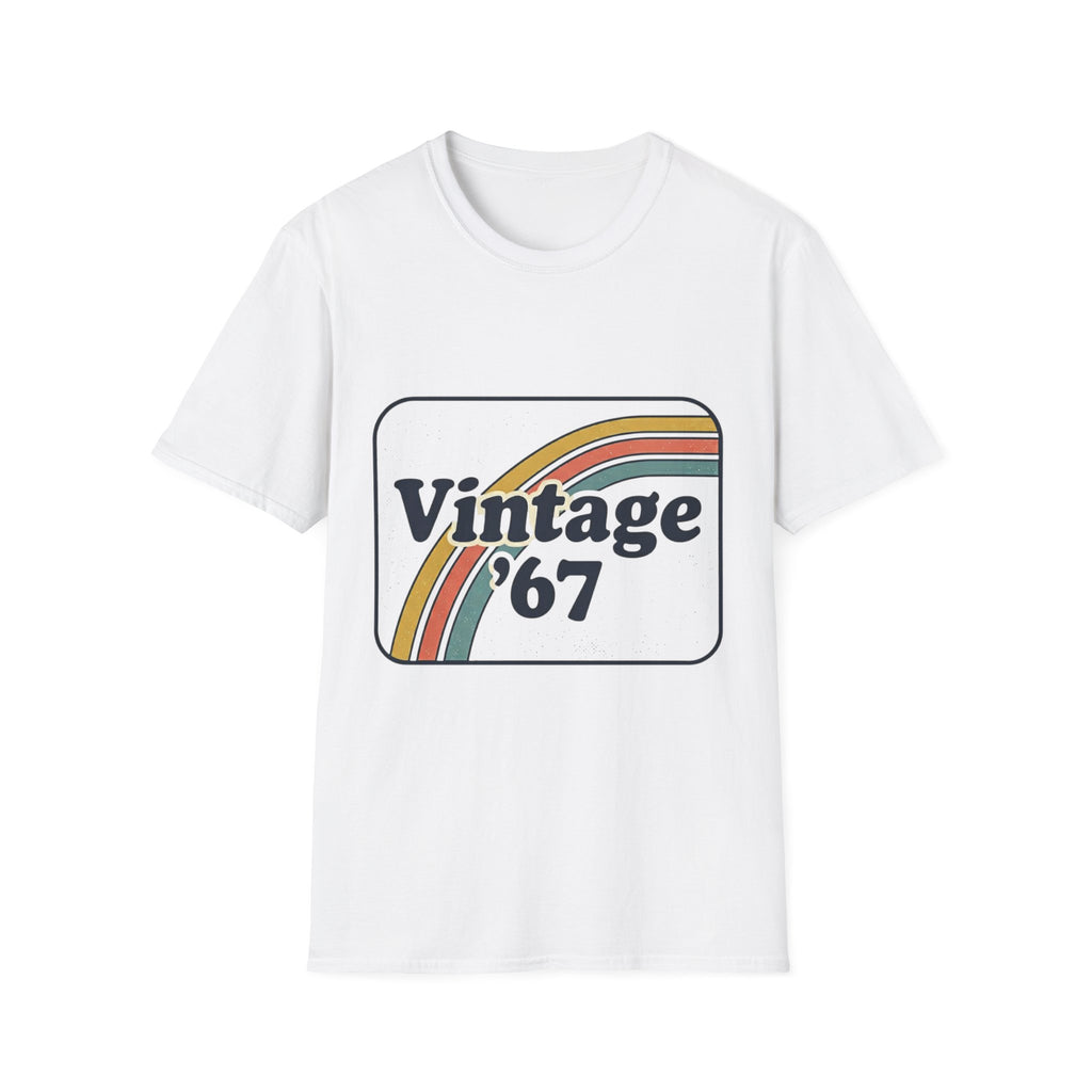 Vintage '67 T-Shirt — Retro Rainbow Graphic Tee
