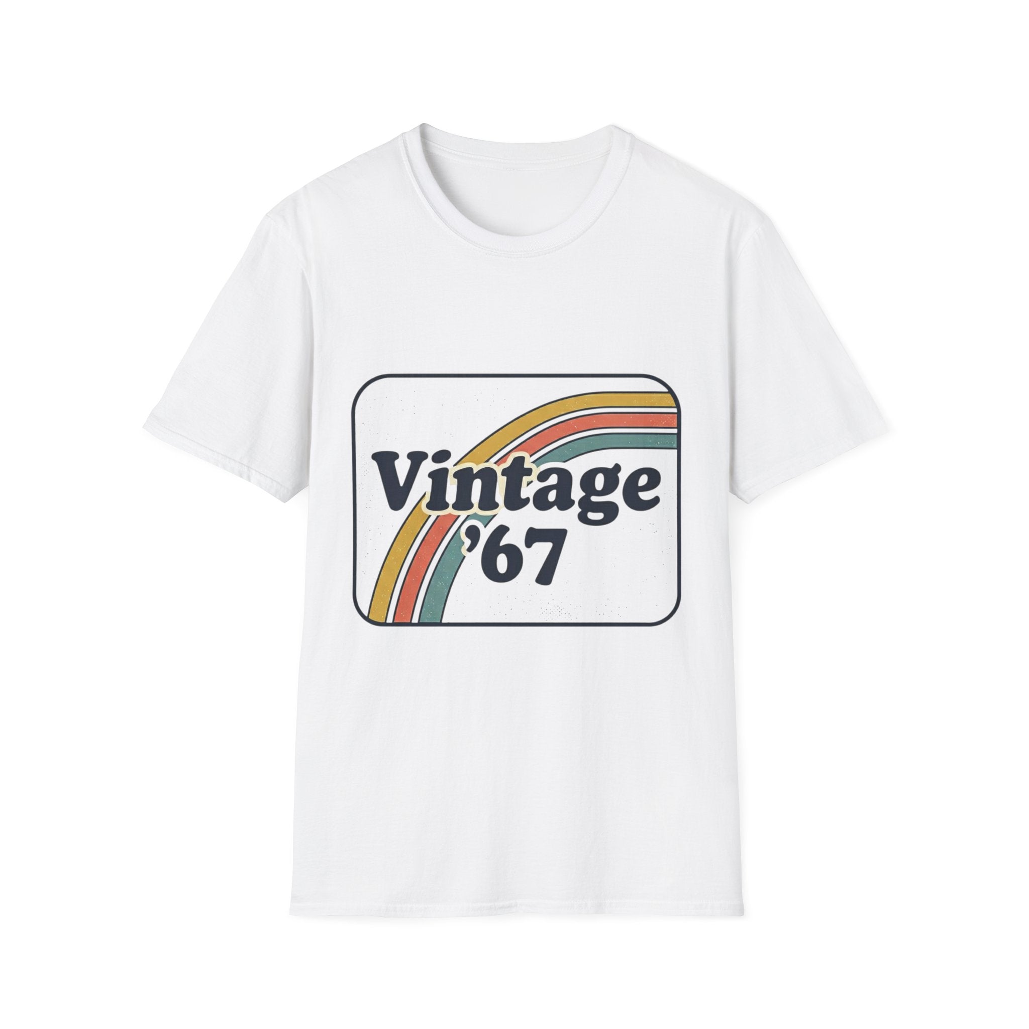 Vintage '67 T-Shirt — Retro Rainbow Graphic Tee