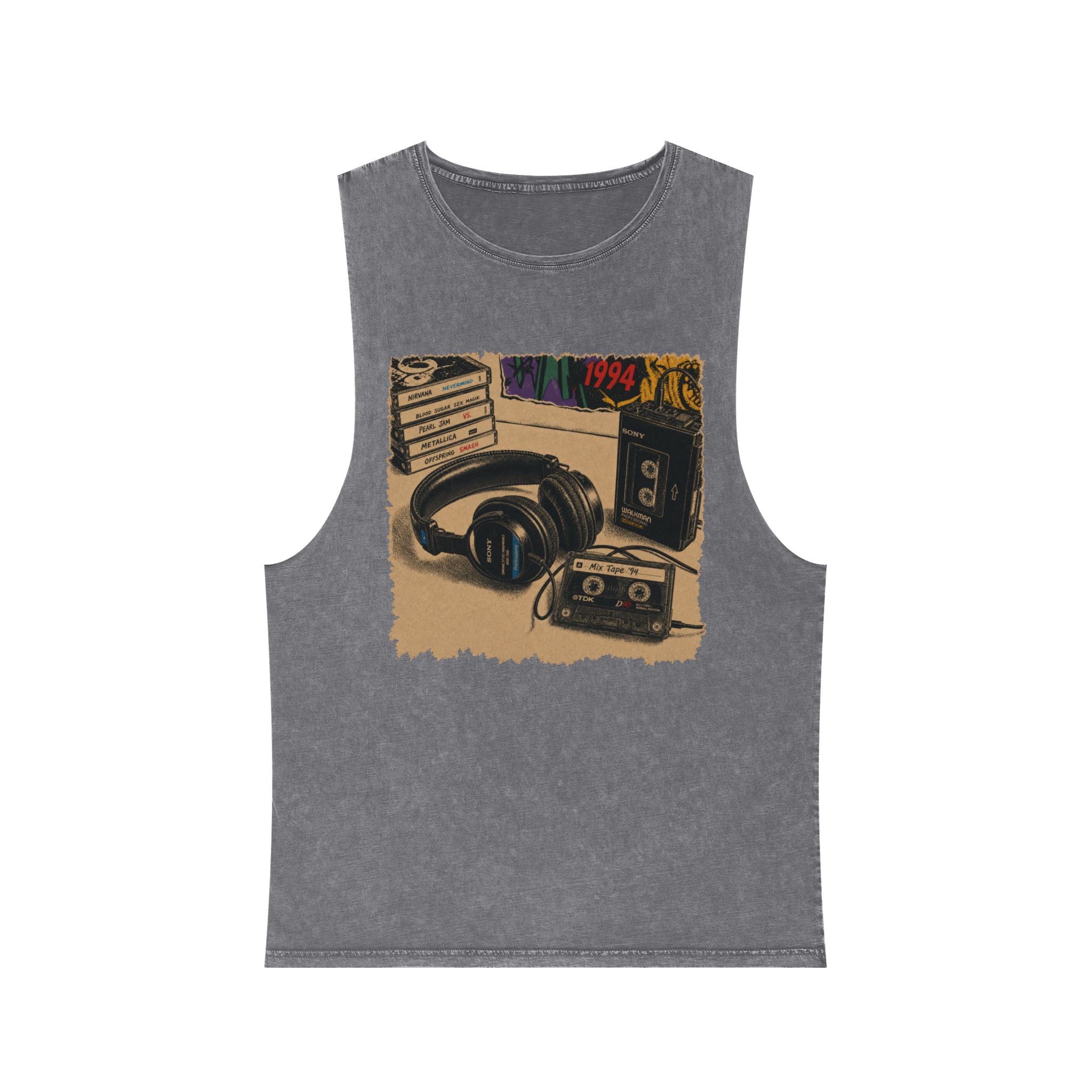 Men's Retro Music Gear Tank Top 90's Vibes