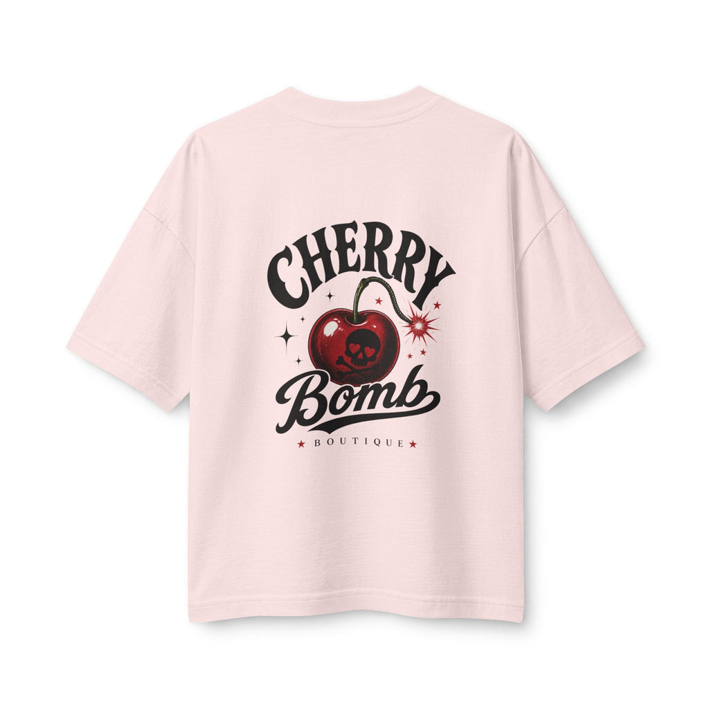 Merch, Cherry Bomb T‑Shirt — Retro Cherry Graphic Tee (Women’s)