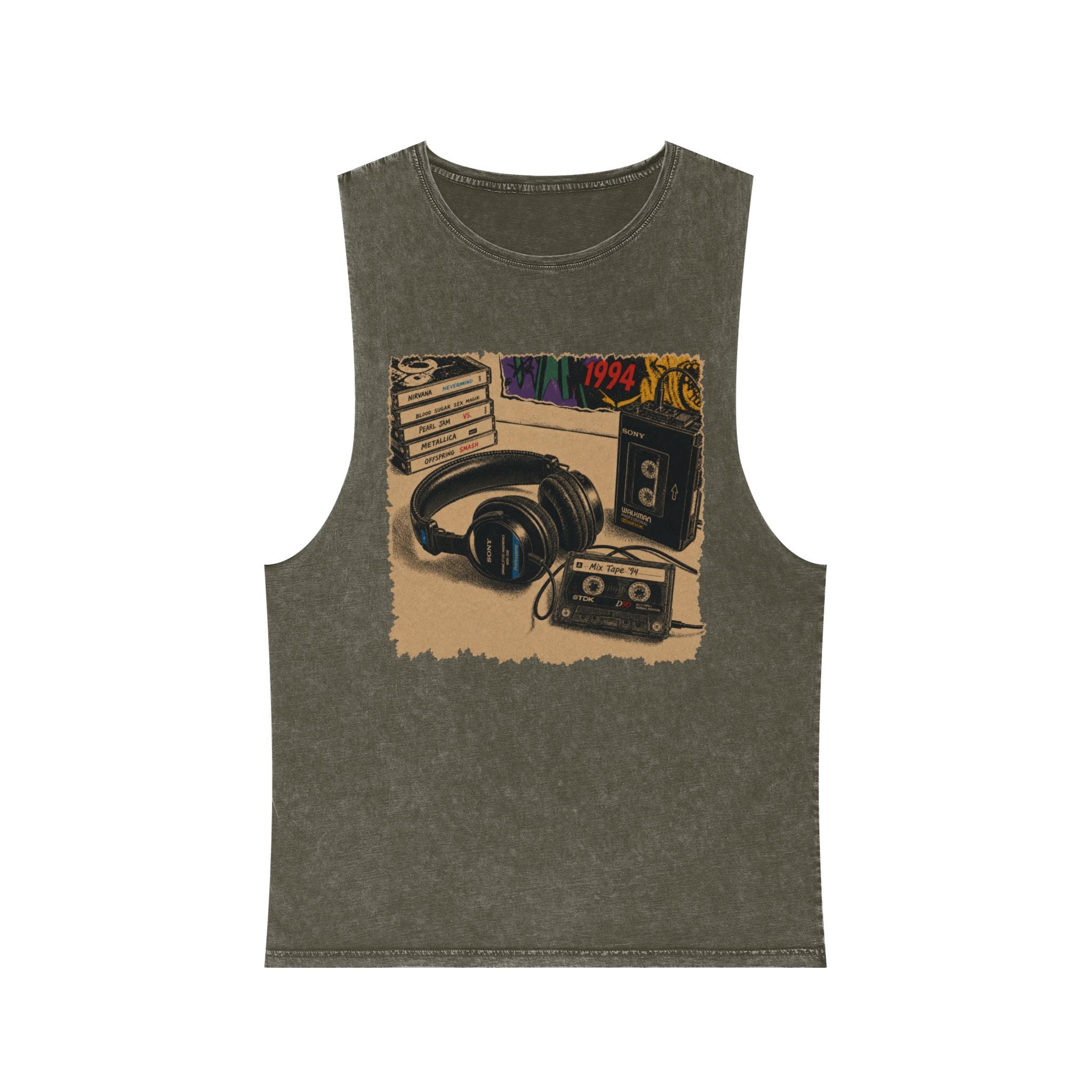 Men's Retro Music Gear Tank Top 90's Vibes