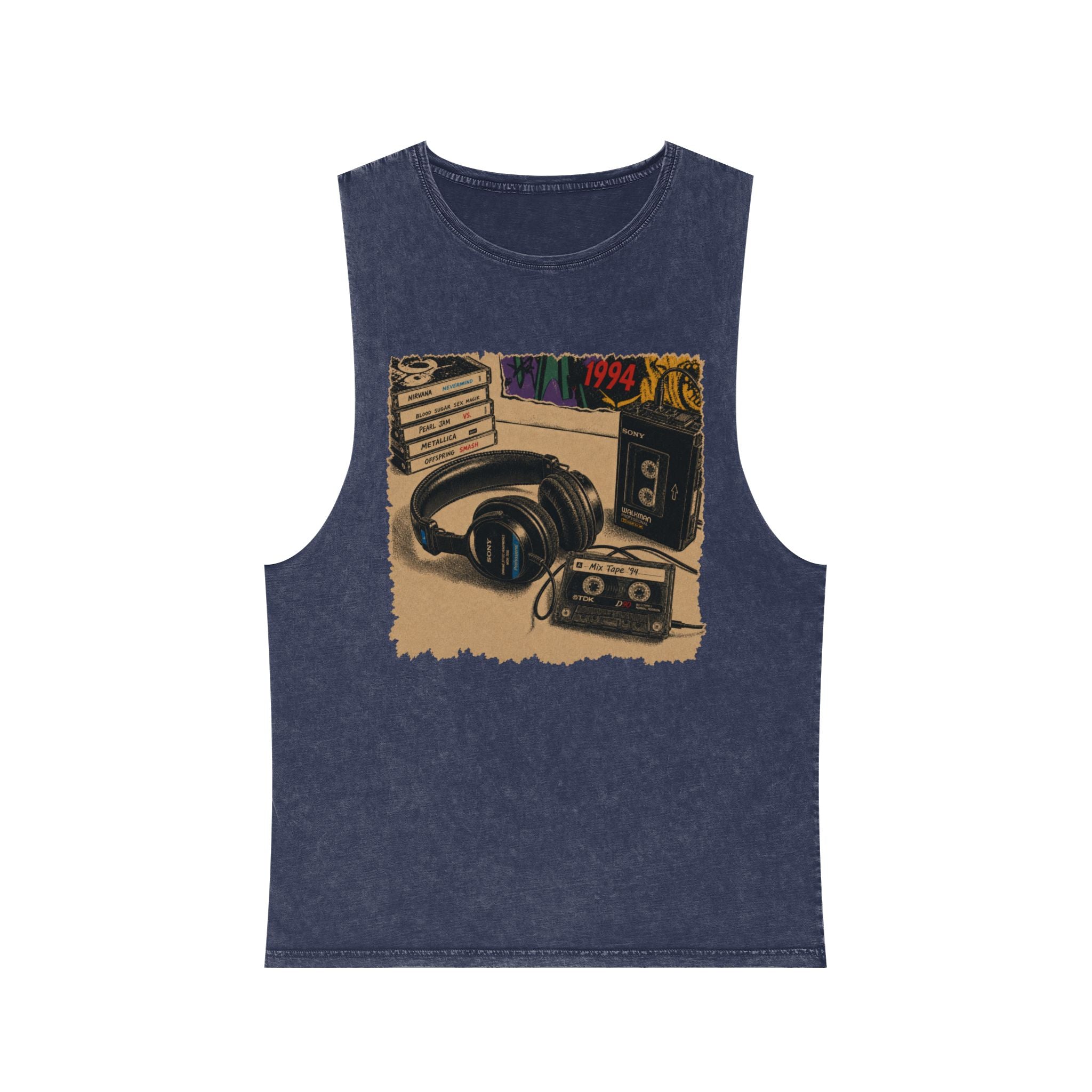 Men's Retro Music Gear Tank Top 90's Vibes