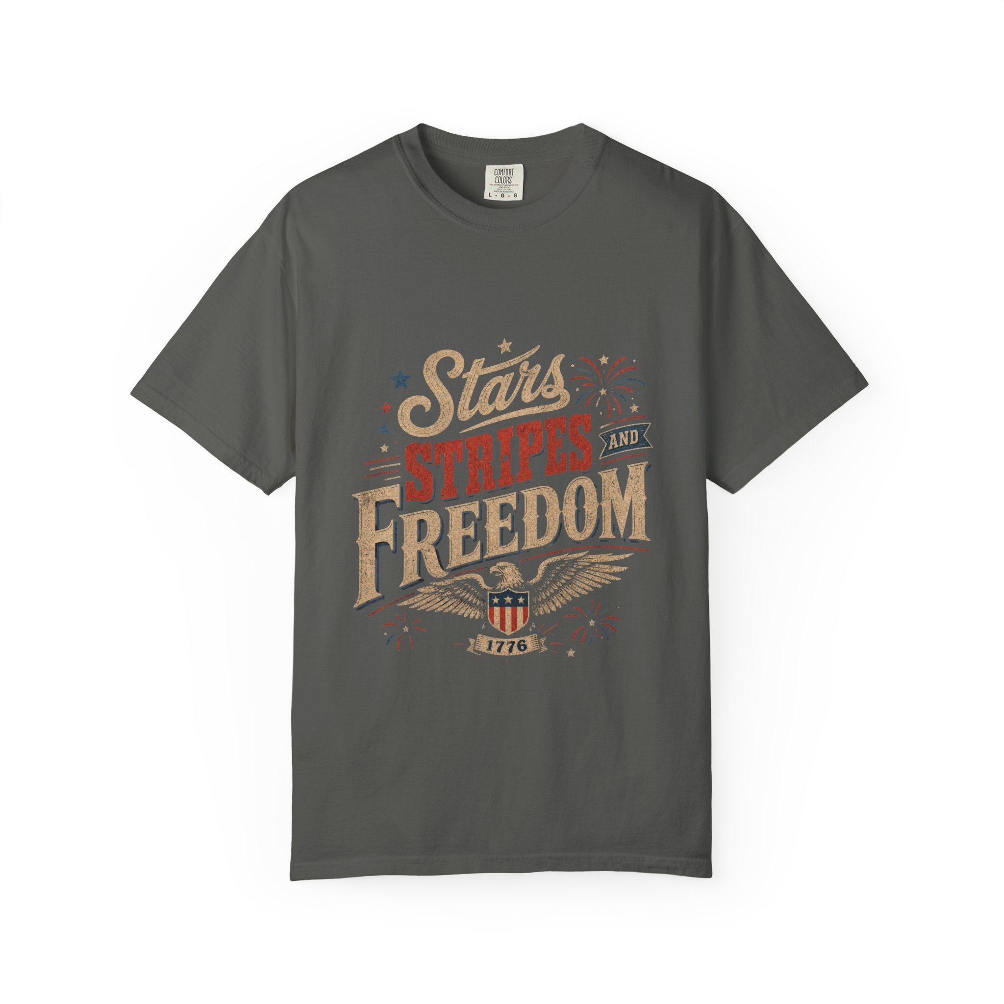Women's retro vibe patriotic shirt — Vintage Patriotic Fourth of July Tee
