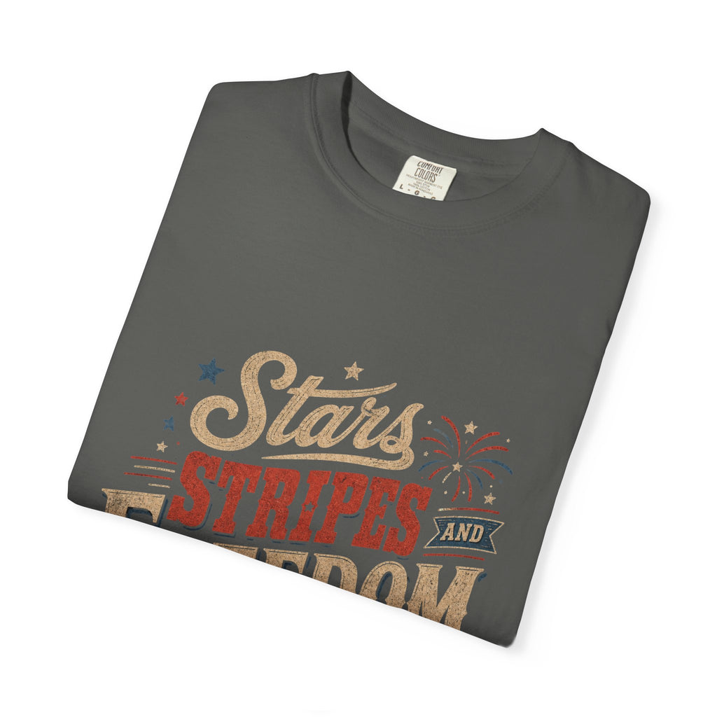 Women's retro vibe patriotic shirt — Vintage Patriotic Fourth of July Tee